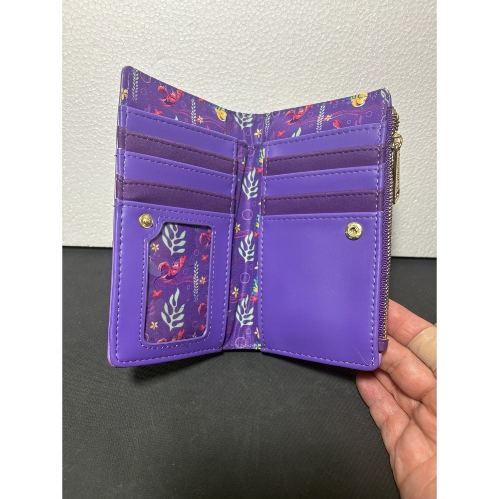 Loungefly Disney Ariel Little Mermaid Princess Castle Series Wallet - Picture 3 of 6